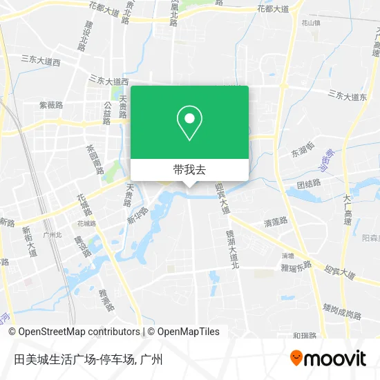 田美城生活广场-停车场地图
