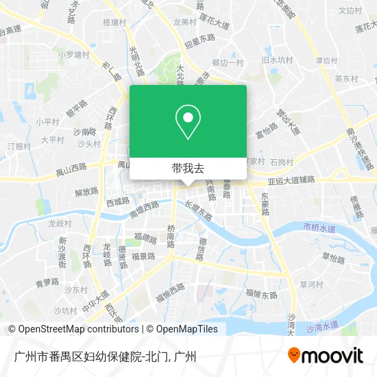 广州市番禺区妇幼保健院-北门地图