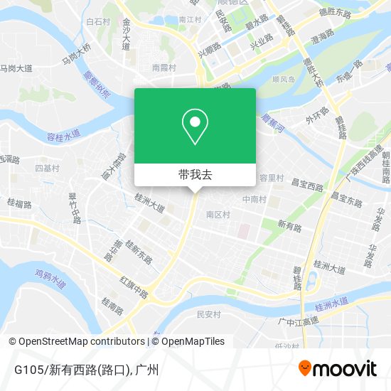 G105/新有西路(路口)地图