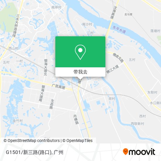 G1501/新三路(路口)地图