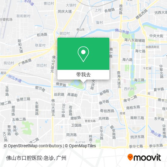 佛山市口腔医院-急诊地图