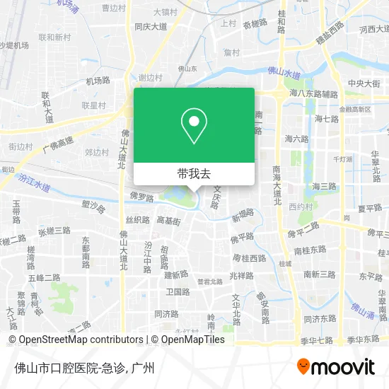 佛山市口腔医院-急诊地图