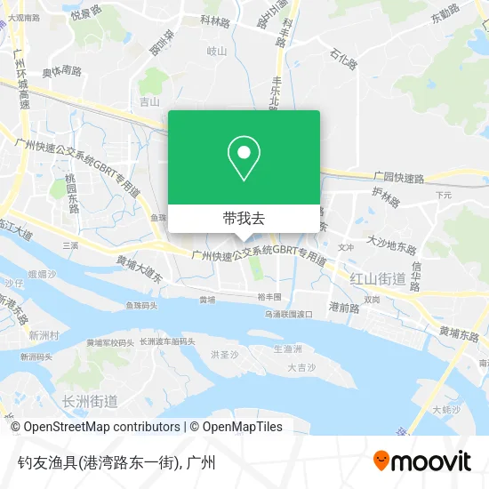 钓友渔具(港湾路东一街)地图