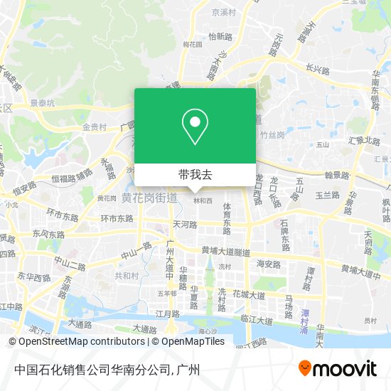 中国石化销售公司华南分公司地图