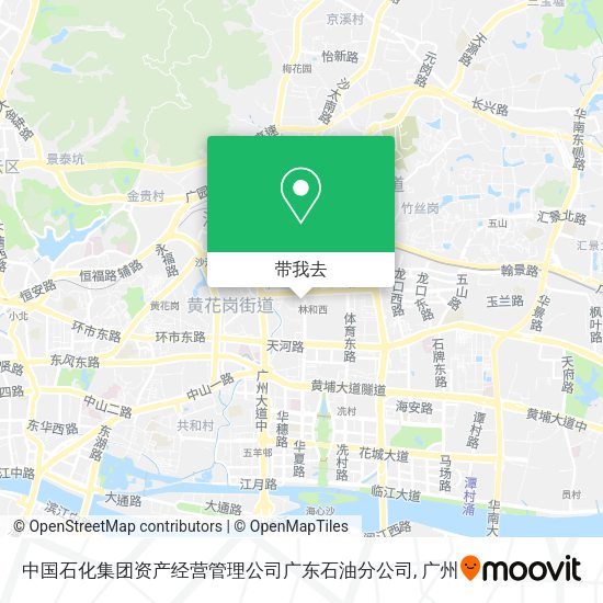 中国石化集团资产经营管理公司广东石油分公司地图