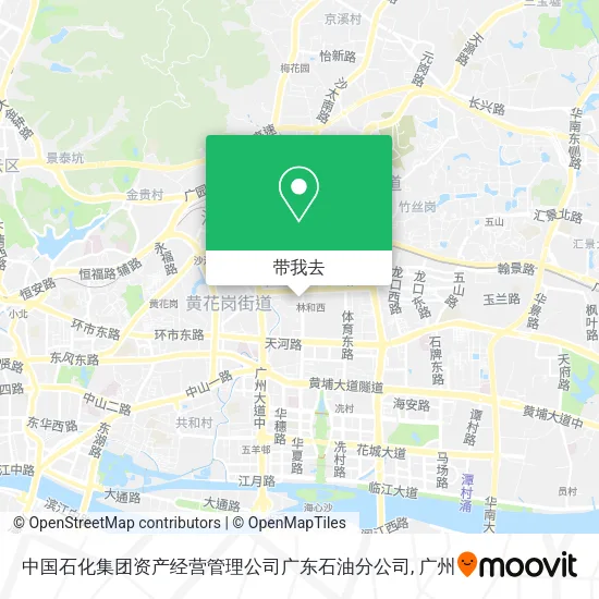 中国石化集团资产经营管理公司广东石油分公司地图