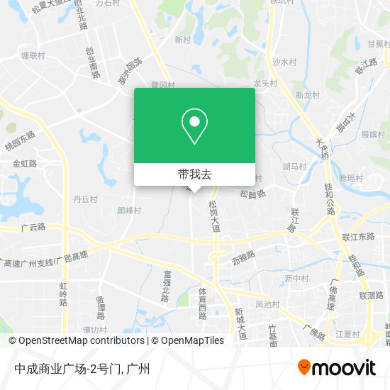 中成商业广场-2号门地图