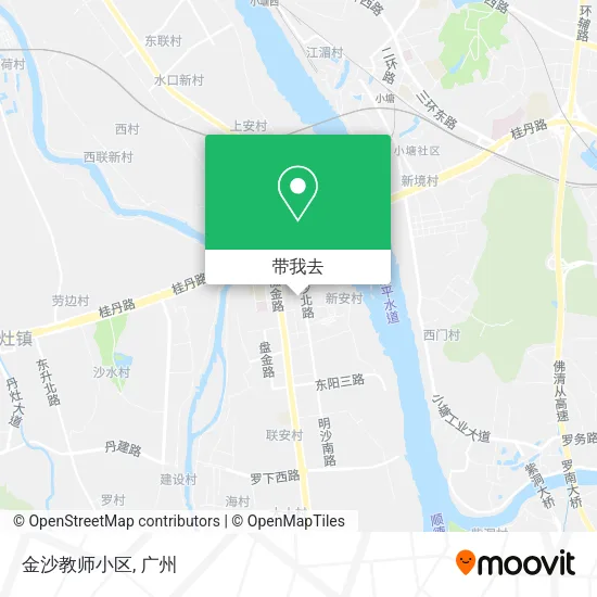金沙教师小区地图