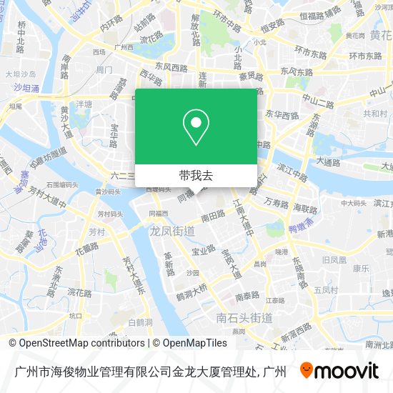 广州市海俊物业管理有限公司金龙大厦管理处地图