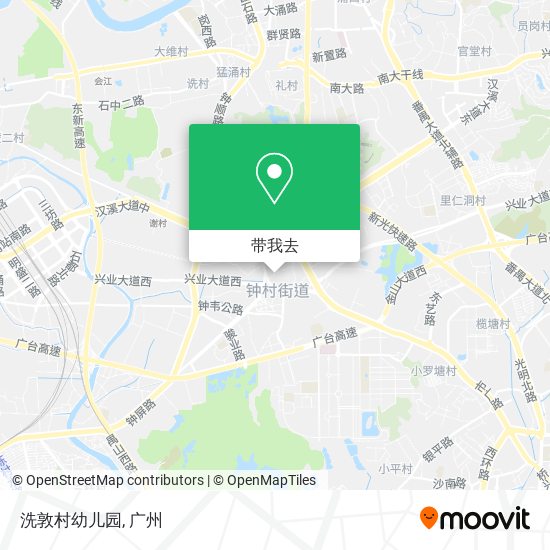 洗敦村幼儿园地图