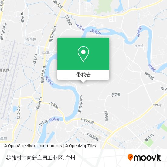 雄伟村南向新庄园工业区地图