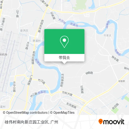 雄伟村南向新庄园工业区地图