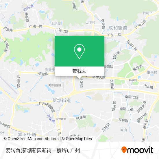 爱转角(新塘新园新街一横路)地图