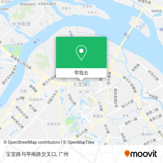 宝堂路与亭南路交叉口地图