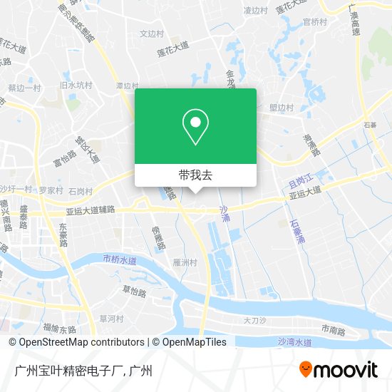 广州宝叶精密电子厂地图