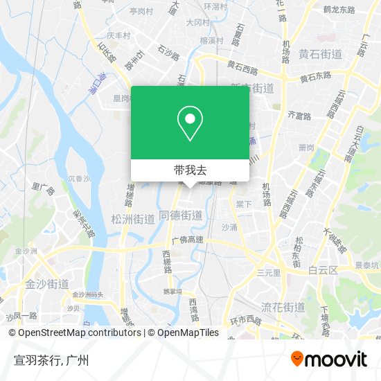 宣羽茶行地图
