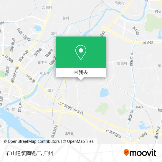 石山建筑陶瓷厂地图