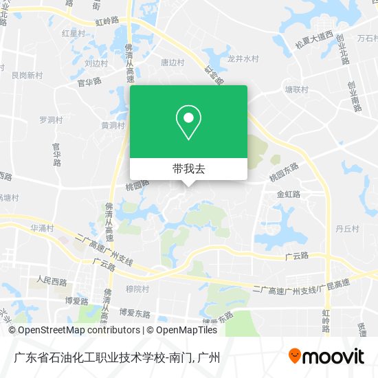 广东省石油化工职业技术学校-南门地图