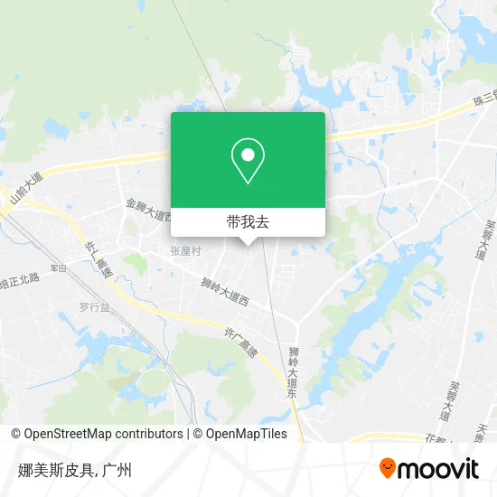 娜美斯皮具地图