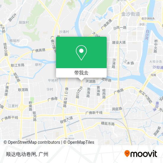 顺达电动卷闸地图