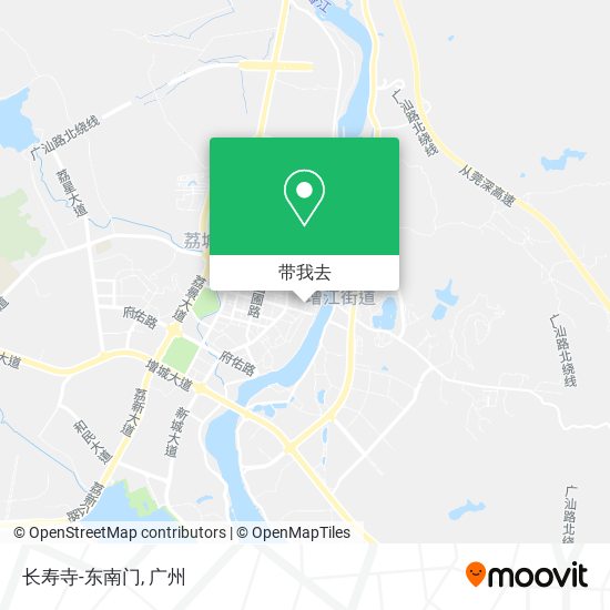 长寿寺-东南门地图
