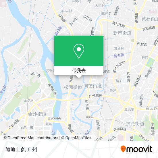 迪迪士多地图