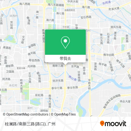 桂澜路/南新三路(路口)地图