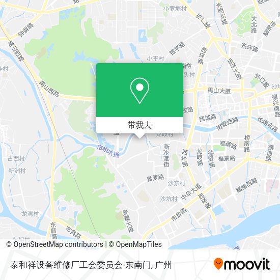 泰和祥设备维修厂工会委员会-东南门地图