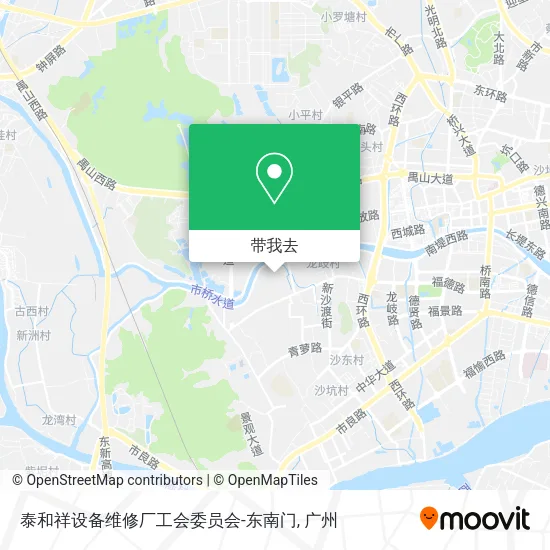 泰和祥设备维修厂工会委员会-东南门地图
