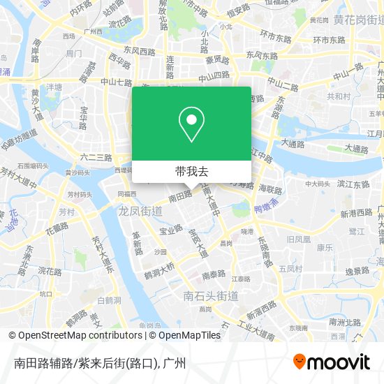 南田路辅路/紫来后街(路口)地图