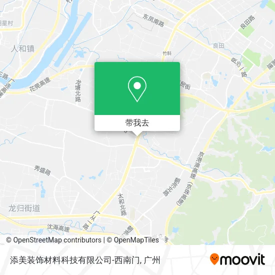 添美装饰材料科技有限公司-西南门地图