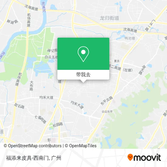 福添来皮具-西南门地图