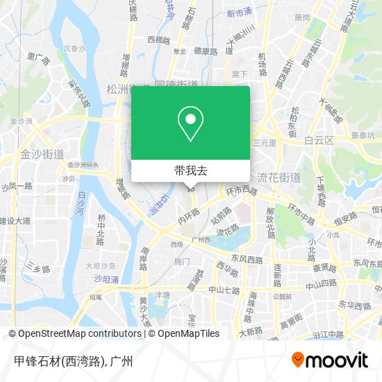 甲锋石材(西湾路)地图
