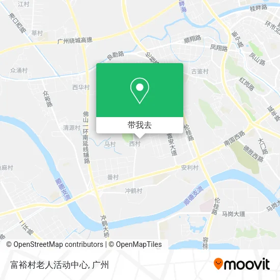 富裕村老人活动中心地图