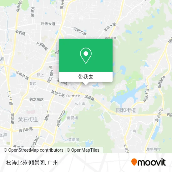 松涛北苑-顺景阁地图