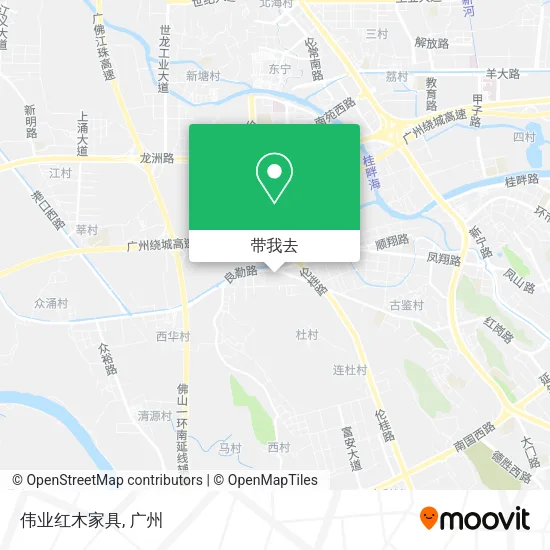 伟业红木家具地图