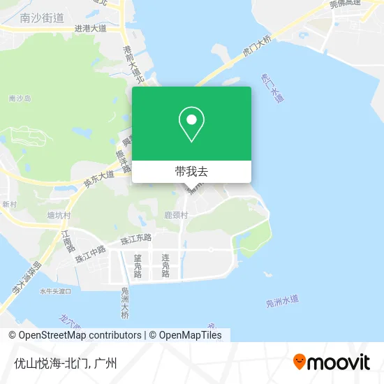 优山悦海-北门地图