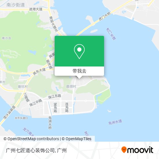 广州七匠道心装饰公司地图