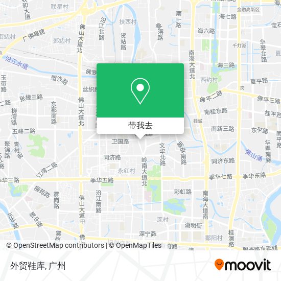 外贸鞋库地图