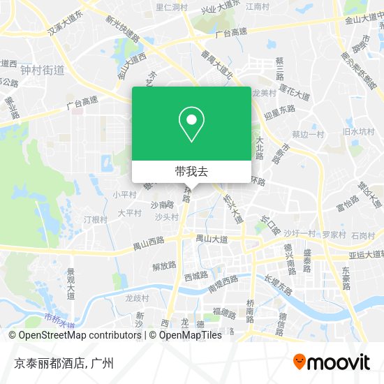 京泰丽都酒店地图