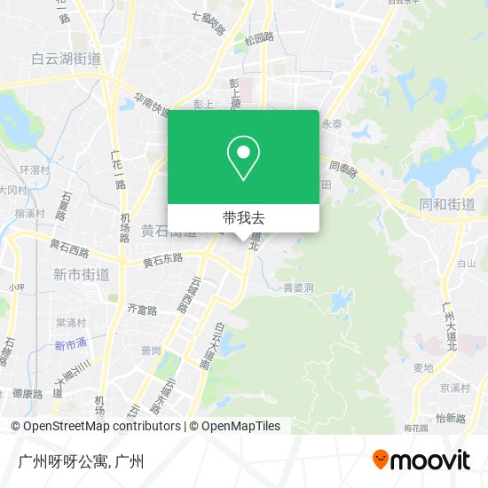 广州呀呀公寓地图