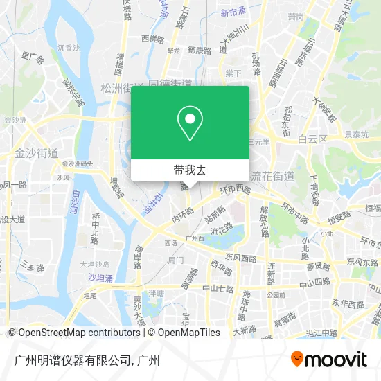 广州明谱仪器有限公司地图