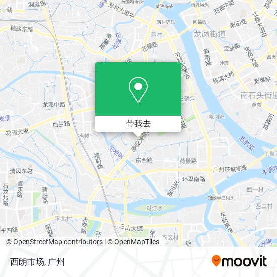 西朗市场地图