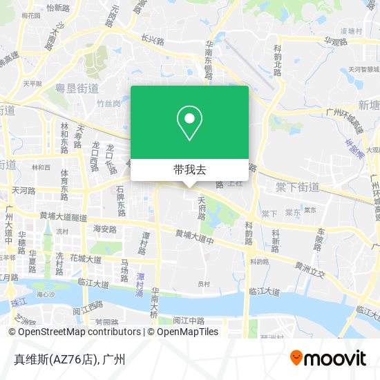 真维斯(AZ76店)地图