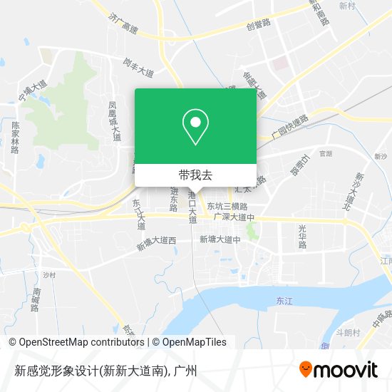 新感觉形象设计(新新大道南)地图