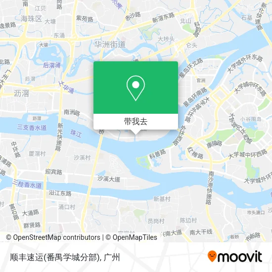 顺丰速运(番禺学城分部)地图