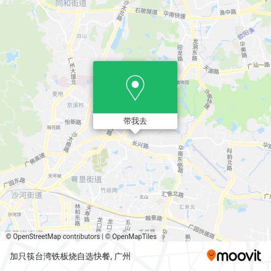 加只筷台湾铁板烧自选快餐地图