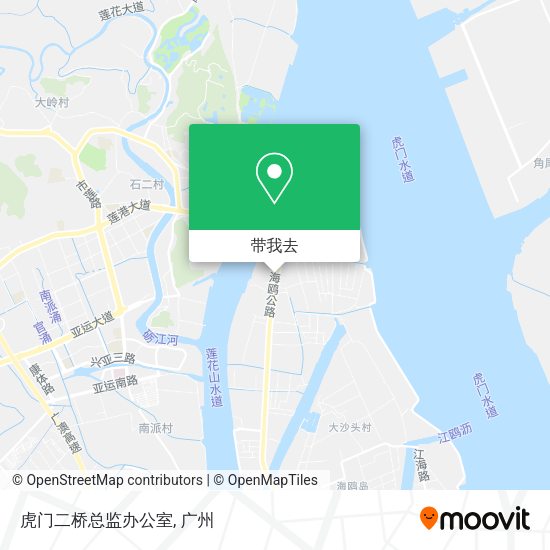 虎门二桥总监办公室地图