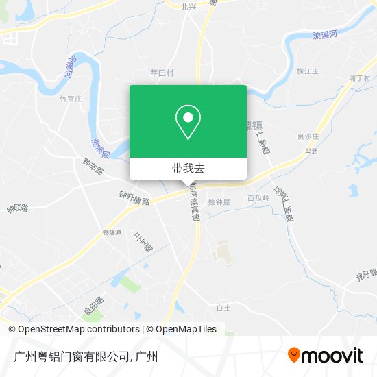 广州粤铝门窗有限公司地图