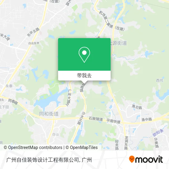 广州自佳装饰设计工程有限公司地图
